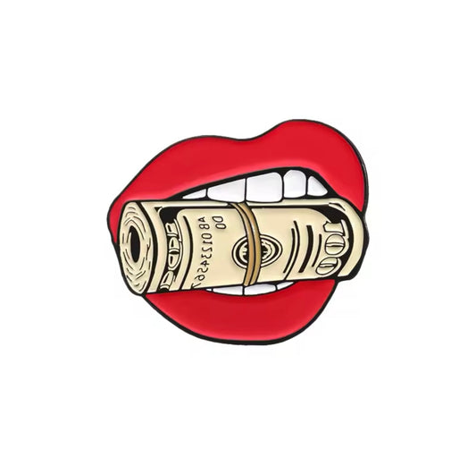 Dollar Enamel Hat Pin